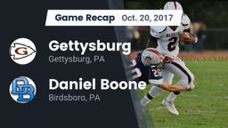 Recap: Gettysburg  vs. Daniel Boone  2017