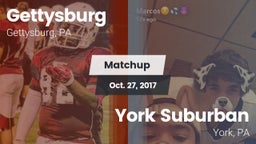 Matchup: Gettysburg High vs. York Suburban  2017