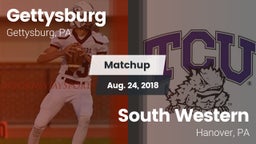 Matchup: Gettysburg High vs. South Western  2018