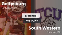 Matchup: Gettysburg High vs. South Western  2018