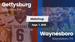 Matchup: Gettysburg High vs. Waynesboro  2018