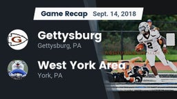Recap: Gettysburg  vs. West York Area  2018