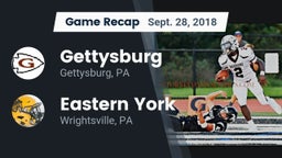 Recap: Gettysburg  vs. Eastern York  2018