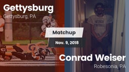 Matchup: Gettysburg High vs. Conrad Weiser  2018