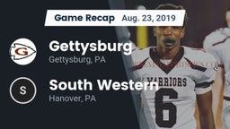 Recap: Gettysburg  vs. South Western  2019