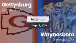 Matchup: Gettysburg High vs. Waynesboro  2019