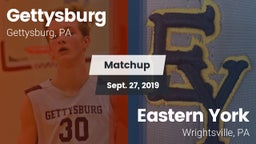 Matchup: Gettysburg High vs. Eastern York  2019