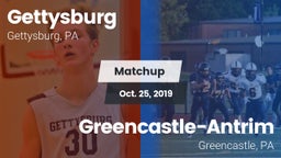 Matchup: Gettysburg High vs. Greencastle-Antrim  2019