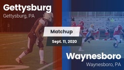 Matchup: Gettysburg High vs. Waynesboro  2020