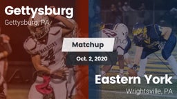 Matchup: Gettysburg High vs. Eastern York  2020