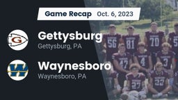 Recap: Gettysburg  vs. Waynesboro  2023