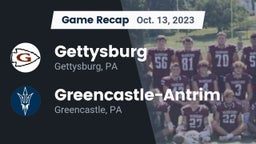 Recap: Gettysburg  vs. Greencastle-Antrim  2023