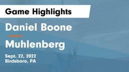 Daniel Boone  vs Muhlenberg  Game Highlights - Sept. 22, 2022