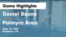 Daniel Boone  vs Palmyra Area  Game Highlights - Sept. 23, 2023