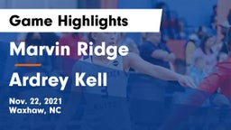 Marvin Ridge  vs Ardrey Kell  Game Highlights - Nov. 22, 2021