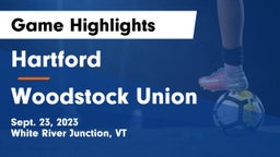 Hartford  vs Woodstock Union  Game Highlights - Sept. 23, 2023