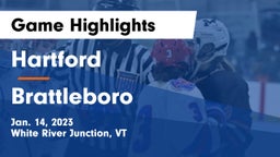 Hartford  vs Brattleboro Game Highlights - Jan. 14, 2023