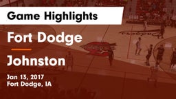 Fort Dodge  vs Johnston  Game Highlights - Jan 13, 2017