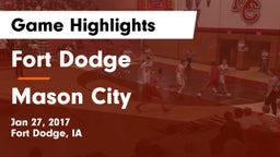 Fort Dodge  vs Mason City  Game Highlights - Jan 27, 2017