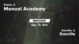 Matchup: Manual  vs. Danville  2016