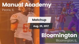 Matchup: Manual  vs. Bloomington  2016