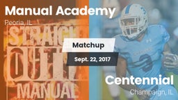 Matchup: Manual  vs. Centennial  2016