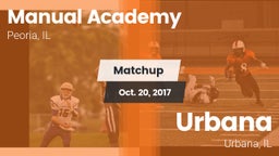 Matchup: Manual  vs. Urbana  2016