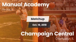 Matchup: Manual  vs. Champaign Central  2018