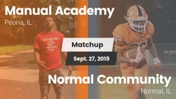 Matchup: Manual  vs. Normal Community  2019