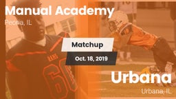 Matchup: Manual  vs. Urbana  2019