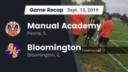 Recap: Manual Academy  vs. Bloomington  2019