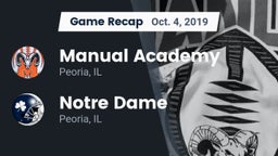 Recap: Manual Academy  vs. Notre Dame  2019