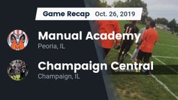 Recap: Manual Academy  vs. Champaign Central  2019