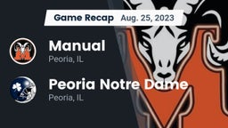 Recap: Manual  vs. Peoria Notre Dame  2023