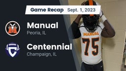 Recap: Manual  vs. Centennial  2023