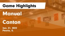 Manual  vs Canton  Game Highlights - Jan. 31, 2022