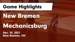 New Bremen  vs Mechanicsburg  Game Highlights - Dec. 29, 2021
