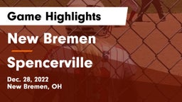 New Bremen  vs Spencerville  Game Highlights - Dec. 28, 2022