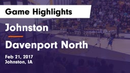 Johnston  vs Davenport North  Game Highlights - Feb 21, 2017