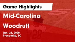 Mid-Carolina  vs Woodruff Game Highlights - Jan. 21, 2020