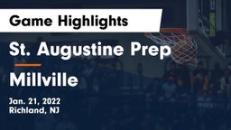 St. Augustine Prep  vs Millville  Game Highlights - Jan. 21, 2022