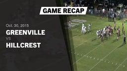 Recap: Greenville  vs. Hillcrest  2015