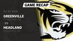 Recap: Greenville  vs. Headland  2016