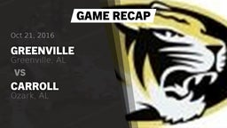 Recap: Greenville  vs. Carroll   2016