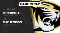 Recap: Greenville  vs. Mae Jemison  2017