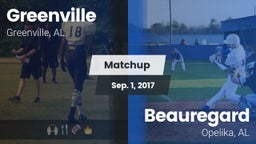 Matchup: Greenville High vs. Beauregard  2017