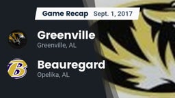 Recap: Greenville  vs. Beauregard  2017