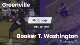 Matchup: Greenville High vs. Booker T. Washington  2017