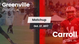 Matchup: Greenville High vs. Carroll   2017