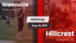 Matchup: Greenville High vs. Hillcrest  2018